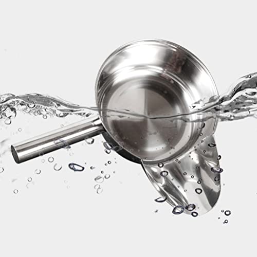 Homoyoyo Pommes-Frites-Schaufel Edelstahl-Eisschaufel Pommes-Schaufel Pommes-Frites-Schaufel Popcorn-Schaufel Trockenwaren Kandiszucker-Schaufel Mehlschaufel für Zuhause Party Bar - Image 6