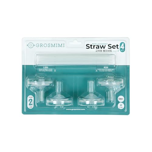 Grosmimi Replacements (Straw kit 4-counts Stage2)
