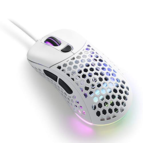 Sharkoon-Light-200-Raton-Gaming-Optico-16000-dpi-6-Botones-Blanco