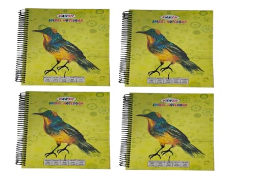 Cahier à spirales format A4 pour étudiants et bureau au quotidien nomade