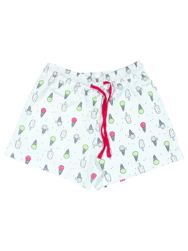 Image of BODYCARE KIDS Infant Baby Girls Cotton Antiviral Printed Shorts | Soft Breathable Elastic Waist Casual for Toddlers & Infants | Comfortable Summer Baby Bottoms for Girls