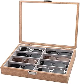 Homeanda Eyeglass Storage Box for Glasses Storing Display Holder Sunglasses Organizer for Eyeglasses Spectacles