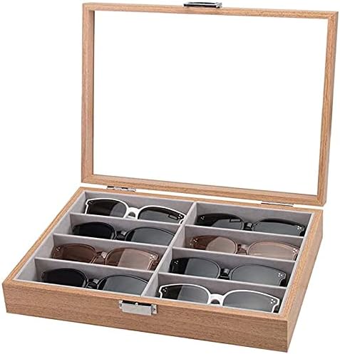 Homeanda Eyeglass Storage Box for Glasses Storing Display Holder Sunglasses Organizer for Eyeglasses Spectacles