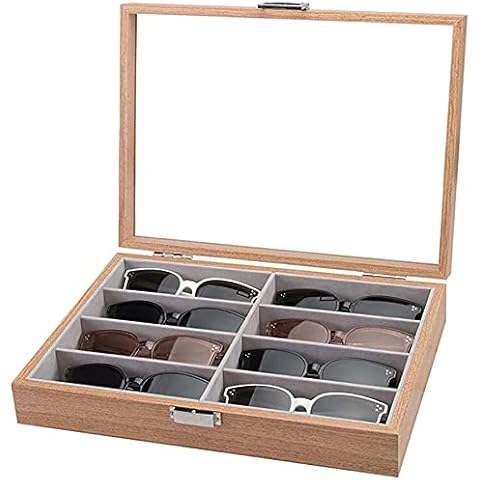 Homeanda Eyeglass Storage Box for Glasses Storing Display Holder Sunglasses Organizer for Eyeglasses Spectacles Cover