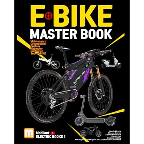 E-BIKE BOOKS 1: Electric bicycle manufacturing and repair beginner's guide Cover