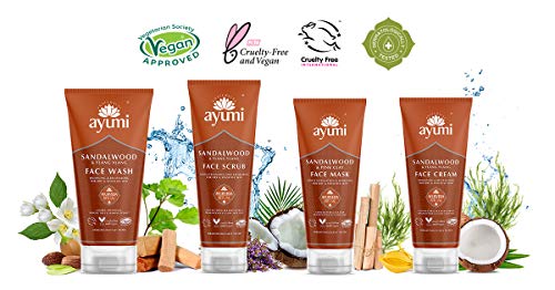 Ayumi Sandalwood & Cocoa Butter Face Cream, With Organic Aloe Vera For Soft Skin, Helps Preserve Hydration & Moisture to Leave Skin Feeling Refreshed - 1 x 100ml - Image 8