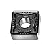 Walter Tools SNMG120412-NRS WSM10 Carbide Tiger-Tec Negative Indexable Turning Insert, 3/64" Corner Radius, 1/2" IC, 3/16" Thick, 0.039" - 0.197" Depth of Cut (Pack of 10)