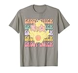One Groovy Chick Retro Chick Costume Glasses Cute Easter Day T-Shirt