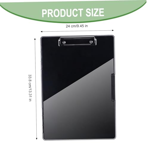 Portapapeles con escritura suave y panel superior transparente visible 7