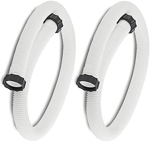 1.5" Diameter Pool Pump Replacement Hose for Intex Filter Pumps Sand Pump & Saltwater Systems - 59" Long(2 Pack)