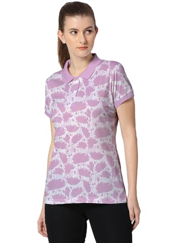 Image of Wear Your Opinion Women's All Over Printed Polo Collar Neck T-Shirt