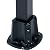 GILPIN IRONWORKS 579 1-1/4BLK Floor PostFlange