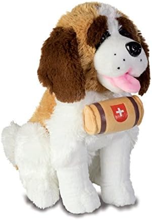 Katerina Prestige Saint Bernard Barrel Dog Soft Toy 23 cm