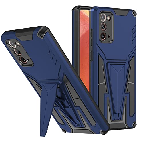 DAWEIXEAU Coque Compatible avec Galaxy Note 20,Galaxy Note 20 5G Housse de Protection de Qualité Militaire,TPU Protection Antichoc Anti-Rayures Coque pour Samsung Galaxy Note 20(Bleu) Cover