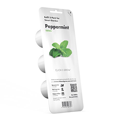 Click and Grow Smart Garden Peppermint Plant Pods, 3-pack