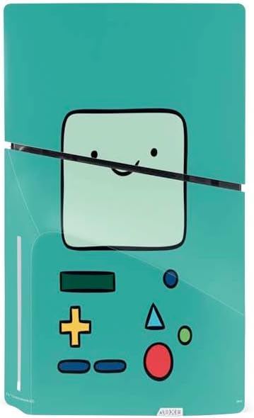 Skinit Decal Gaming Skin Compatible with PS5 Slim Disk Bundle - Officially Licensed Adult Swim Adventure Time BMO Design