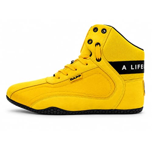 Image of Dapp X-Series Weightlifting Gym Shoes for Men and Women | Leather Suede Exterior | Signature Flat Sole | Padded Interiors for Stability | Smart Cushioning | Wide Toe Box
