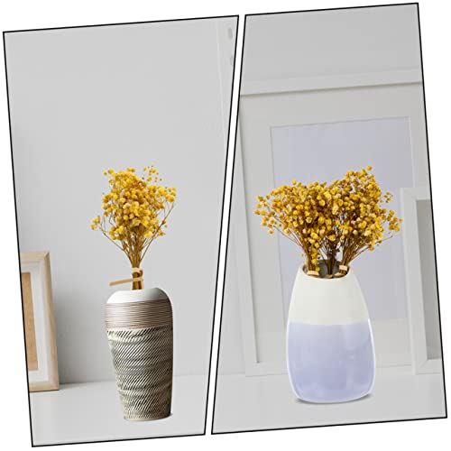 5 piezas ramo de flores secas Babysbreath para hogar y boda miniatura 4