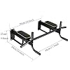 Wall Mounted Pull Up Bar and Dip Station, Heavy Duty Fitness Equipment Chin-up Bar for Indoor Home Gym Workout, Support to 440lbs