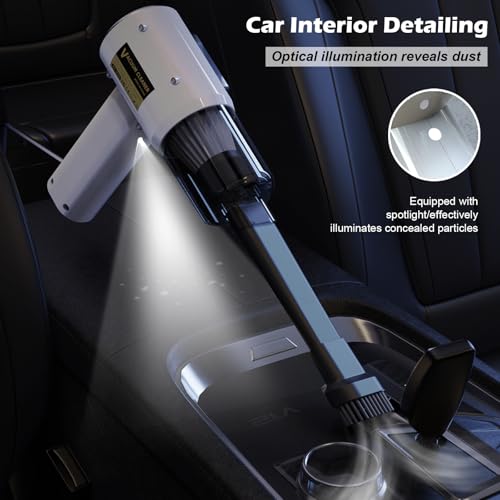 Bonbiyou Handheld Vacuum Cordless, 21000Pa Car Vacuum Cleaner & Air Duster — view 5