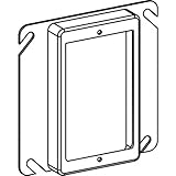 41075 RAISED 3/4”, 4” SQUARE (4S) 1-GANG RING