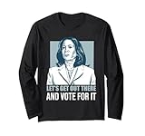 Photo Gallery kamala harris 2024 - get out there and vote for it maglia a manica Photo Gallery kamala harris 2024 - get out there and vote for it maglia a manica
