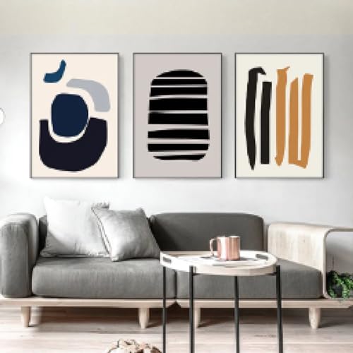 Impressions d'art Boho abstraites sur toile de qualité supérieure