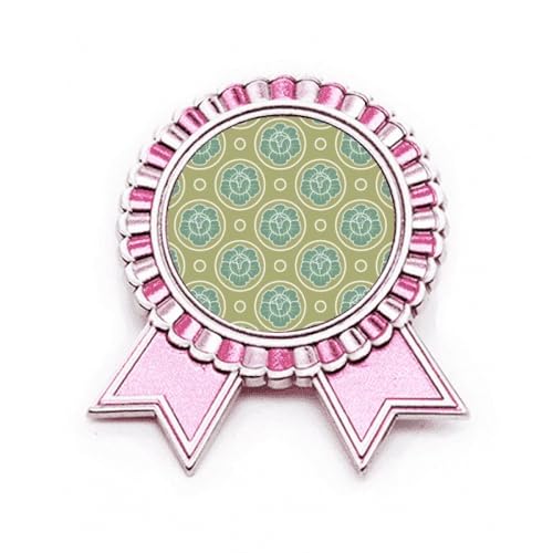 Broche chou vert rose en métal M pour égayer un manteau d'hiver lors de vos sorties en ville