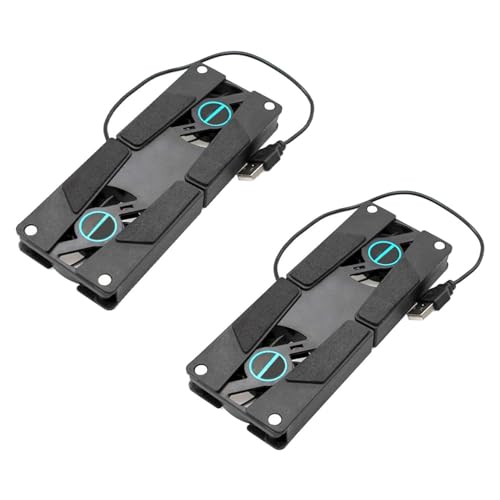 STOBOK 2 Pcs Base Refrigerante USB para Laptop con Ventiladores miniatura 1