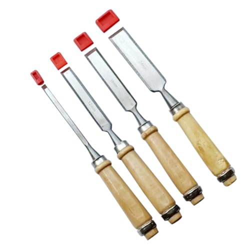 KICHOUSE 6-24mm Wood Carving Hand Set Wood Carving Tools for Beginners Experts Comfort Grip Handles