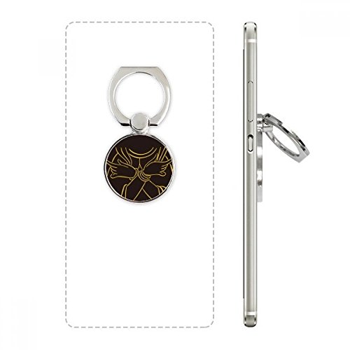 Anneau de téléphone bouddhisme et support universel pour smartphone avec motif buste de Bouddha