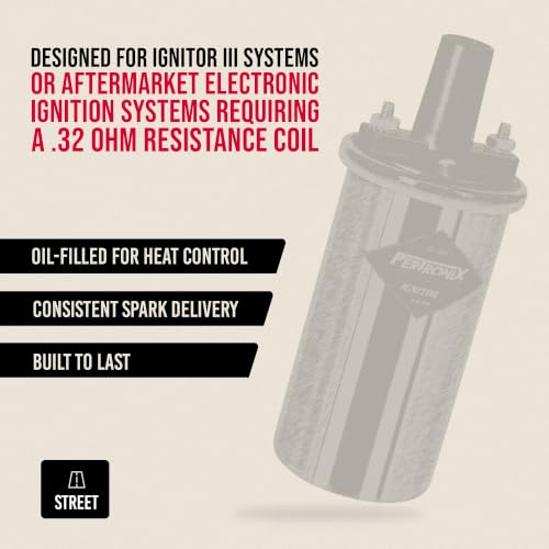 Image of PerTronix Flame-Thrower III Ignition Coil 45,000 Volt, Chrome - 44001
