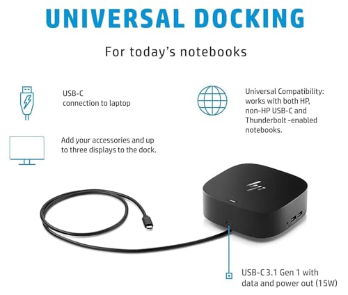 Image of Targus USB-C Universal DV4K Docking Station with 100W Power Delivery with Dockztorm hub