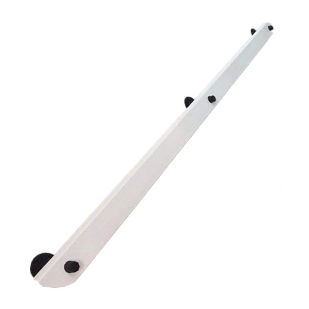Kit de rampe d'escalier blanche en bois massif de 50 cm