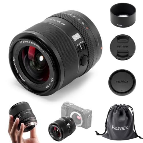 Image of VILTROX AF 90mm F2.2 EVO APS-C Prime Lens for Sony E-Mount | Portrait Telephoto, Large Aperture, 11oz Lightweight, STM Autofocus, HD Nano Multi‑Coating, 18.6 Angle, 58mm filter thread