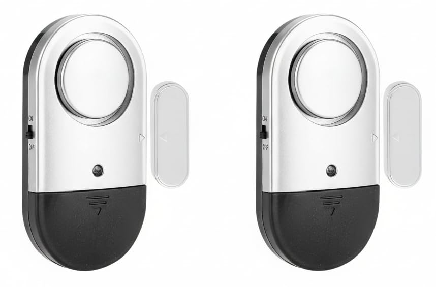 Quick Sense | 120 dB Loud Door and Window Open Alarm Sensor | Wireless Safety Alarm for Kids, Dementia Patients | Home, Pool, Cabinet, Business Security | Easy Installation | Pack of 2-image-45