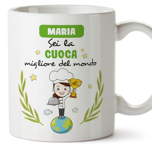 Mugffins Tazza Personalizzata in ceramica per CUOCA donna 11 oz