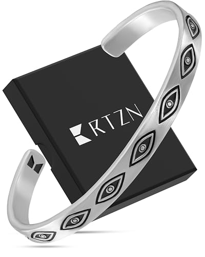 Pulsera rígida para hombre de acero inoxidable miniatura 1