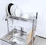 燕三条 ステンレス 水切りラック シンク上 日本製 スリム カゴ 1個タイプ