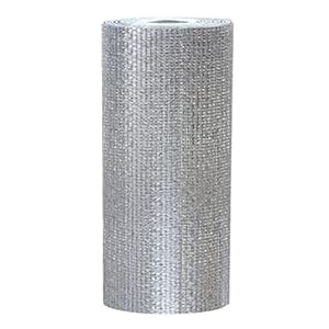 EconoHome Warmtereflecterende isolatierol – 3 mm schuimisolatiekern, dubbelzijdig aluminium hitteschildblad – licht reflecterend isolatiemateriaal voor weerbestendig, condensatie, geluid