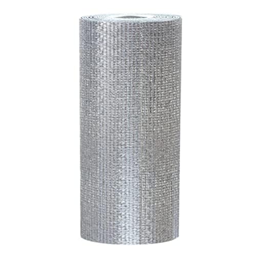 EconoHome Heat Reflecting Insulation Roll - 3mm Foam Core, Double-Sided Aluminum Heat Shield Sheet - Light Reflective Thermal Material for Weatherproofing, Condensation, Sound