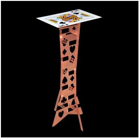 GOWE Alluminum alloy Magic Folding Table,copper color (poker table),Magician's best table,magic tricks,stage,illusions,Accessories