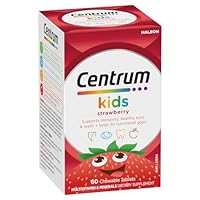 Centrum Kids, Multi Vitamin & Minerals Supplement, 60 Tablets | Supports Immunity, Healthy Eyes & Teeth