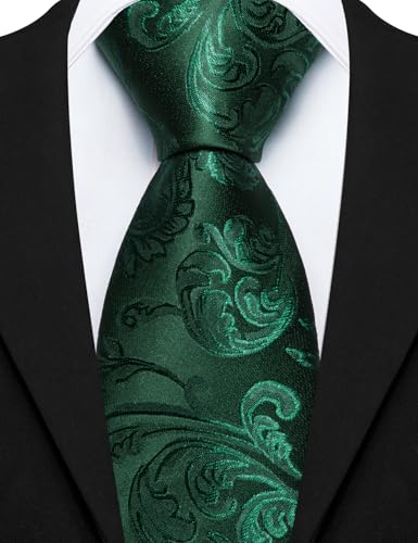 Image of Barry.Wang Men's Suit Vest Tie Bowtie Set Formal Silk Paisley Waistcoat Hanky Cufflinks Lapel Pin Set Wedding Party 7PCS