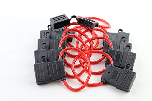 Bullz Audio (BMAX8) MAXI 8-Gauge In-Line Fuse Holder - 10 Piece