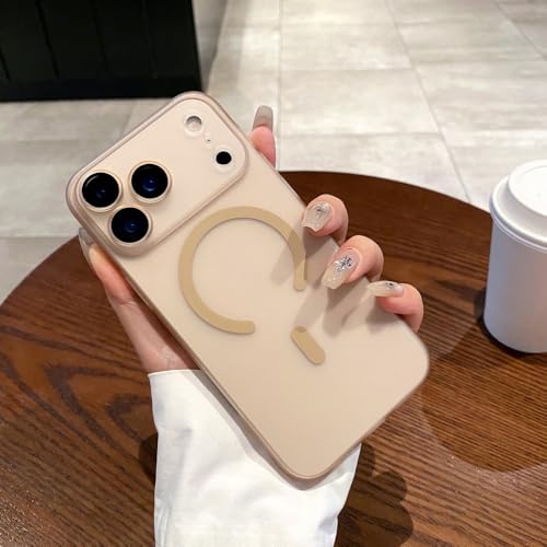 for iPhone 17 Air 16 15 14 Plus 13 12 11 Pro Max�p�����^�}�b�g�N���A�P�[�X�A�}�O�l�b�g�����C�����X�[�d�J�o�[�A�S�[���h�Afor iPhone 17 Air�p