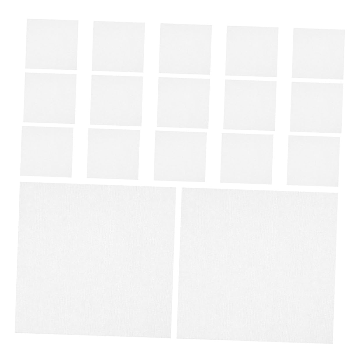 Abaodam Lingettes sans Peluche Tissu Non Tissé Blanc Papier Nettoyant Haute Absorption D'huile 1200 pour Lentilles de Caméra et Microscope pour Laboratoires et Équipements Fragiles