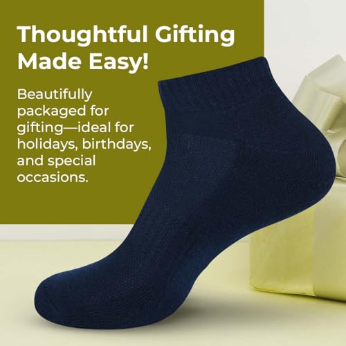 Image of Ankle Socks for Men|Sneaker Socks Breathable Socks for Loafers|Athletic Running Socks Gym Everyday Sock|6 Pairs