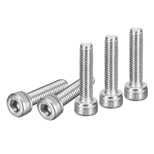 DTGN M3x12mm Socket Head Cap Screws Bolts, 100Pcs 304 Stainless Steel 18-8, Metric Machine Hex Socket Screw, Hex Drive