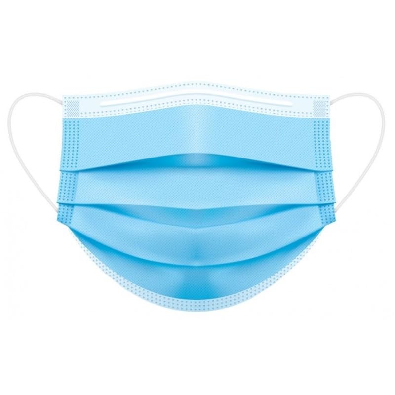 Genérico Mascarillas Quirúrgicas Tipo IIR – 50 Unidades | Certificadas CE | 3 Capas, Alta Filtración ≥98% | Mascarilla Homologada EN 14683:2019 | Cómodas, Transpirables y Desechables (Azul)